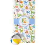 Animal Alphabet Beach Towel (Personalized)