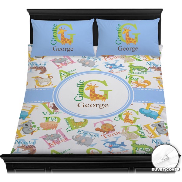 Animal Alphabet Bedding Set (Queen) - Duvet