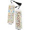Animal Alphabet Bookmark with tassel - Front and Back