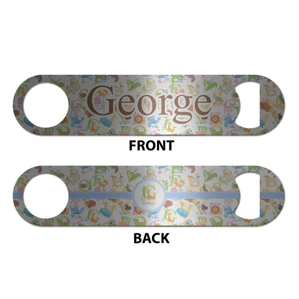 Animal Alphabet Bottle Opener - Front & Back