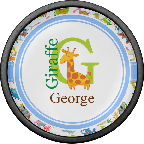 Animal Alphabet Cabinet Knob - Black - Front