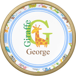 Animal Alphabet Cabinet Knob - Gold (Personalized)