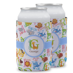 Animal Alphabet Can Cooler (12 oz) w/ Name or Text