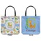 Animal Alphabet Canvas Tote - Front and Back