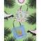 Animal Alphabet Canvas Tote Lifestyle Front and Back