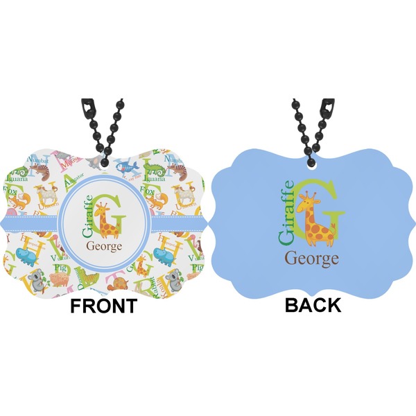 Animal Alphabet Car Ornament (Approval)