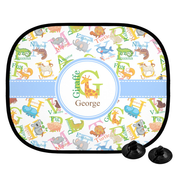 Custom Animal Alphabet Car Side Window Sun Shade (Personalized)