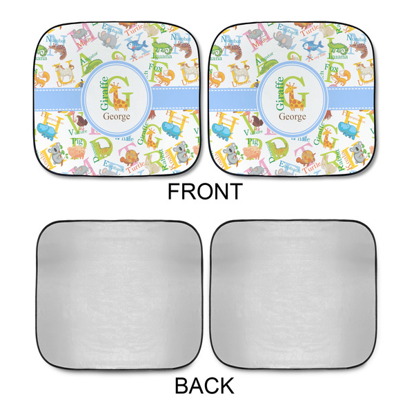 Animal Alphabet Car Sun Shades - APPROVAL
