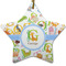 Animal Alphabet Star Ceramic Ornament w/ Name or Text