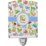 Animal Alphabet Ceramic Night Light (Personalized)