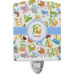 Animal Alphabet Ceramic Night Light (Personalized)