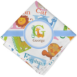 Animal Alphabet Cloth Napkin w/ Name or Text