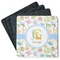 Animal Alphabet Square Rubber Backed Coasters - Set of 4 (Personalized)