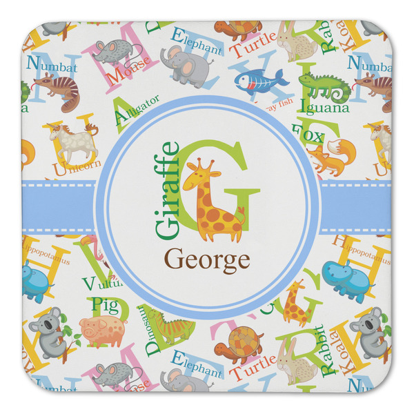 Animal Alphabet Coaster Set - FRONT (one)