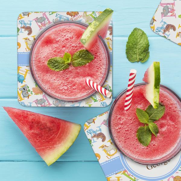 Animal Alphabet Coaster Set - LIFESTYLE