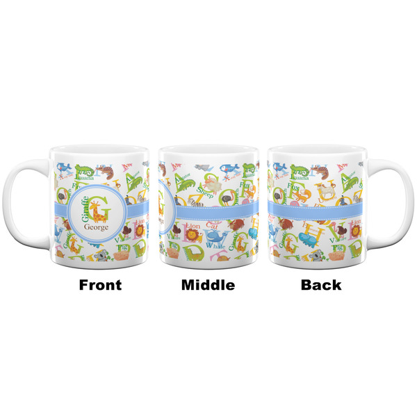 Animal Alphabet Coffee Mug - 20 oz - White APPROVAL