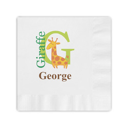 Animal Alphabet Coined Cocktail Napkins (Personalized)