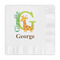 Animal Alphabet Embossed Decorative Napkins (Personalized)