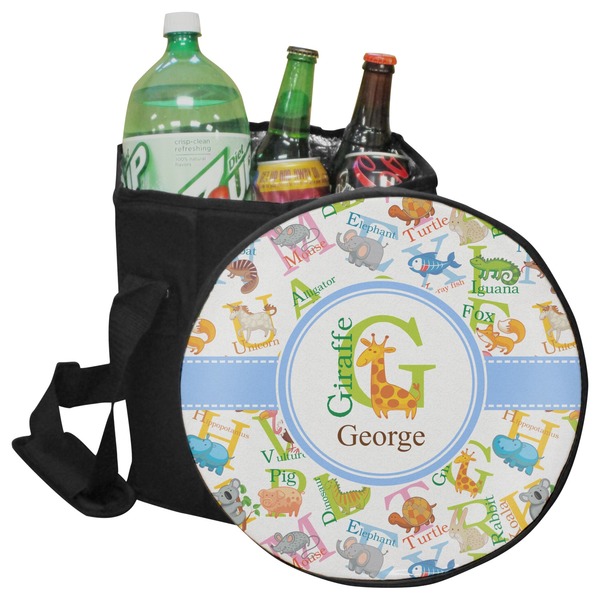 Custom Animal Alphabet Collapsible Cooler & Seat (Personalized)