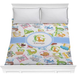 Animal Alphabet Comforter - Full / Queen (Personalized)