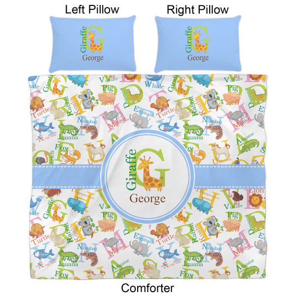 Animal Alphabet Comforter Set - King - Approval