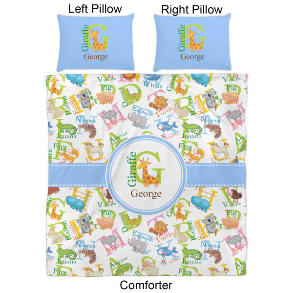 Animal Alphabet Comforter Set - Queen - Approval