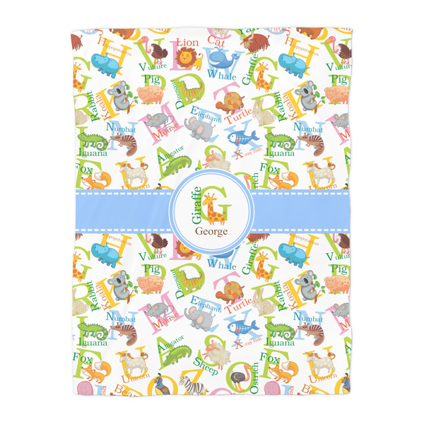 Animal Alphabet Comforter - Twin - Front