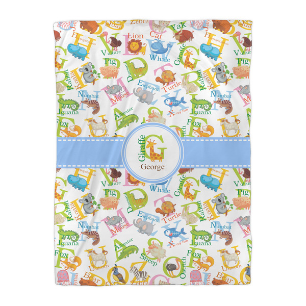 Animal Alphabet Comforter - Twin XL - Front