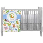 Animal Alphabet Crib Comforter / Quilt (Personalized)