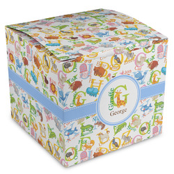 Animal Alphabet Cube Favor Gift Boxes (Personalized)