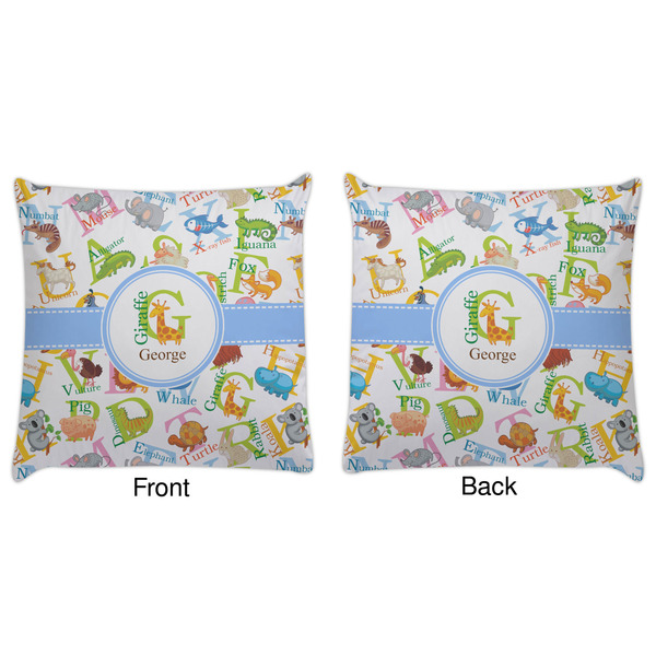 Animal Alphabet Decorative Pillow Case - Approval