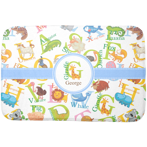 Custom Animal Alphabet Dish Drying Mat (Personalized)