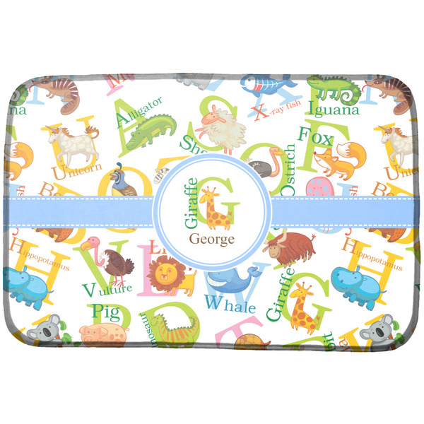 Custom Animal Alphabet Dish Drying Mat (Personalized)