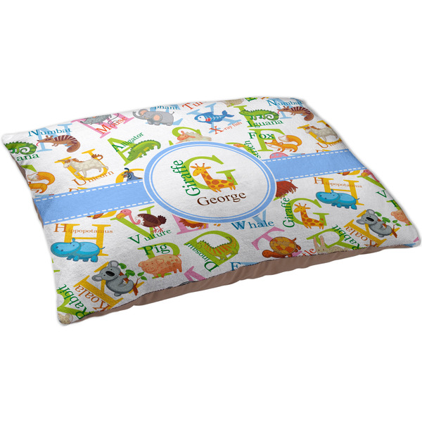 Animal Alphabet Dog Bed - Large
