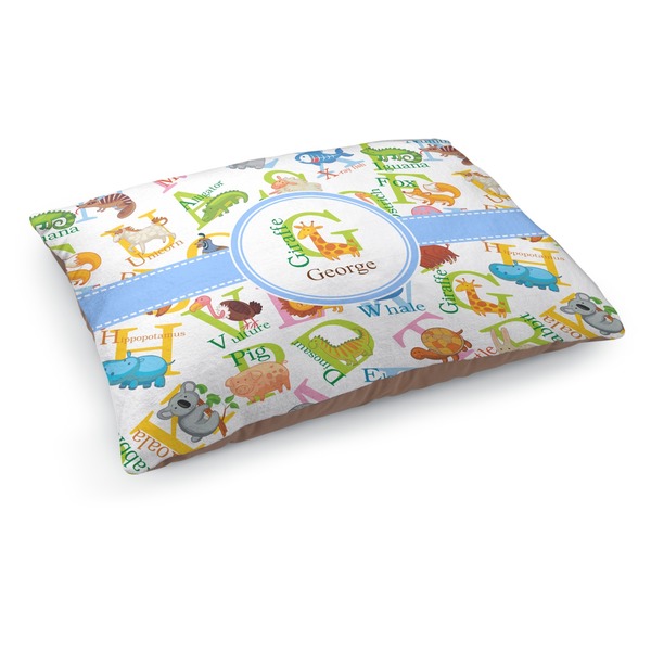 Custom Animal Alphabet Dog Bed - Medium w/ Name or Text