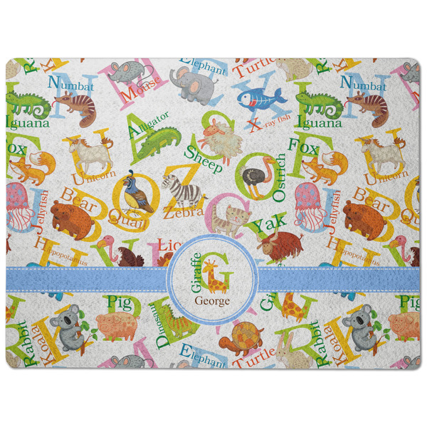 Animal Alphabet Dog Food Mat - Medium without bowls