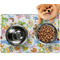 Animal Alphabet Dog Food Mat - Small LIFESTYLE