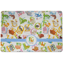 Animal Alphabet Dog Food Mat w/ Name or Text