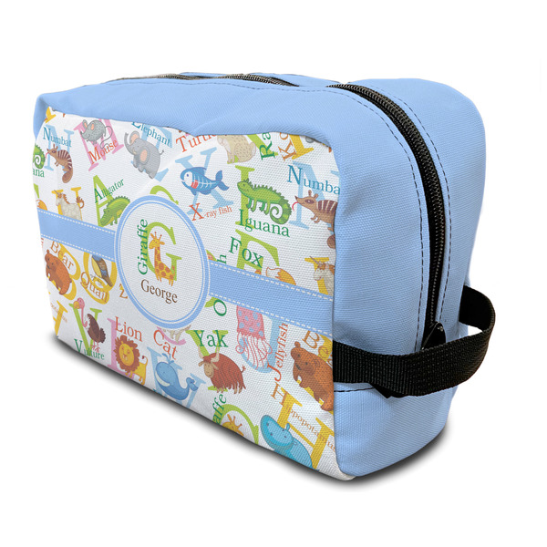 Custom Animal Alphabet Toiletry Bag / Dopp Kit (Personalized)