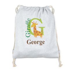 Animal Alphabet Drawstring Backpack - Sweatshirt Fleece (Personalized)