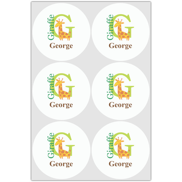 Animal Alphabet Drink Topper - Large - Set of 6