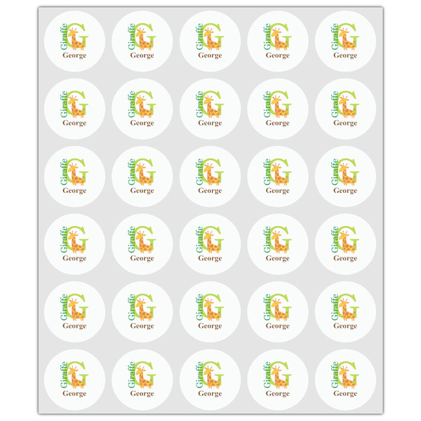 Animal Alphabet Drink Topper - XSmall - Set of 30