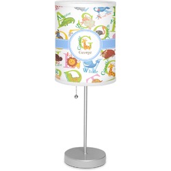 Animal Alphabet Lamp with Drum Shade (Personalized)