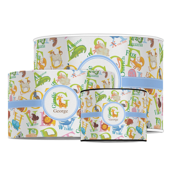 Animal Alphabet Drum Lampshades - MAIN