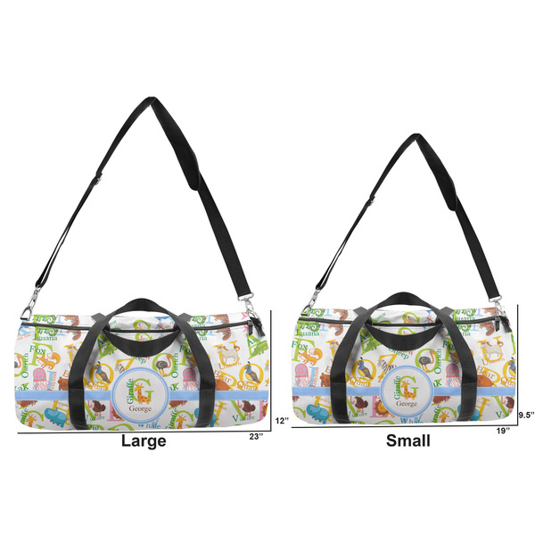 Animal Alphabet Duffle Bag Small and Large