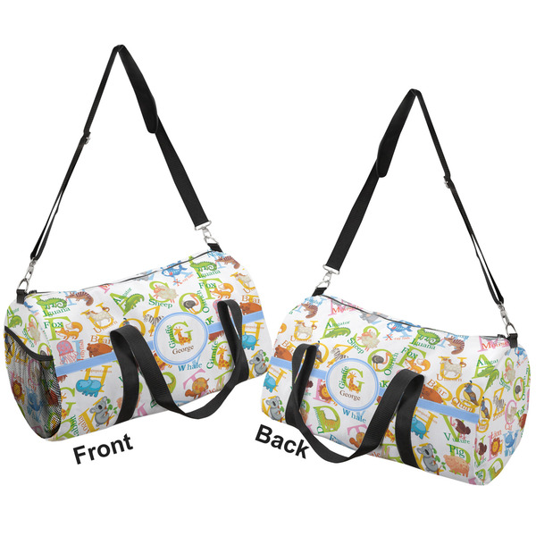 Animal Alphabet Duffle bag small front and back sides