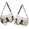 Animal Alphabet Duffle bag small front and back sides