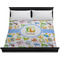 Animal Alphabet Duvet Cover - King - On Bed - No Prop