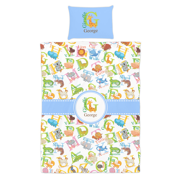 Animal Alphabet Duvet Cover Set - Twin - Alt Approval