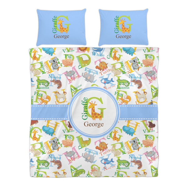 Animal Alphabet Duvet cover Set - Queen - Alt Approval